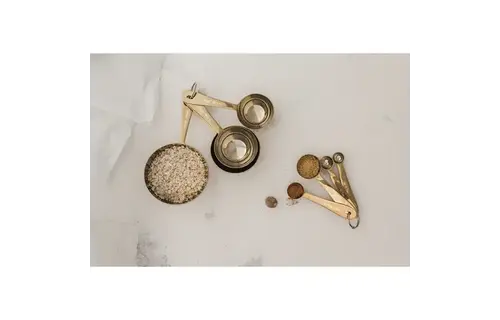 Gold Measuring Cup S/4