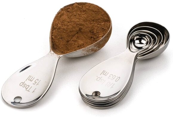 Measuring Spoon Set Teardrops S/5