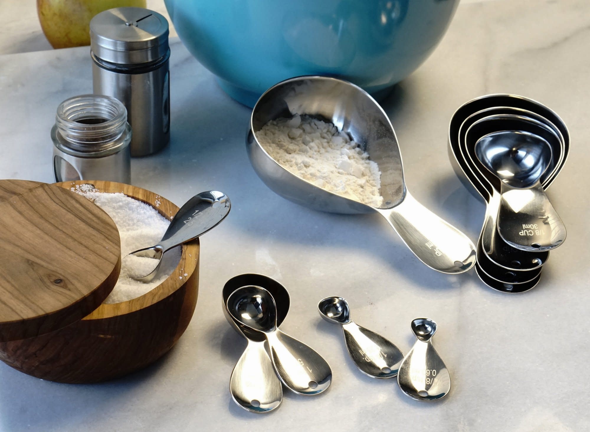 Measuring Spoon Set Teardrops S/5