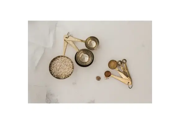 Gold Measuring Spoons S/4