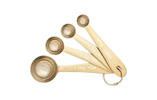 Gold Measuring Spoons S/4