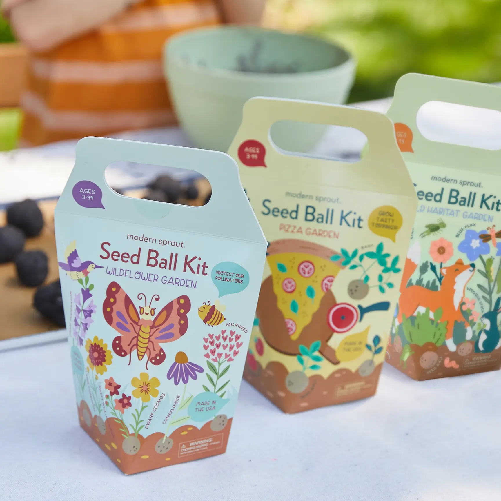 Rainbow Garden DIY Seed Ball Kit
