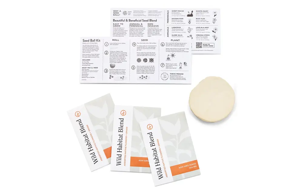 Wildflower Garden DIY Seed Ball Kit
