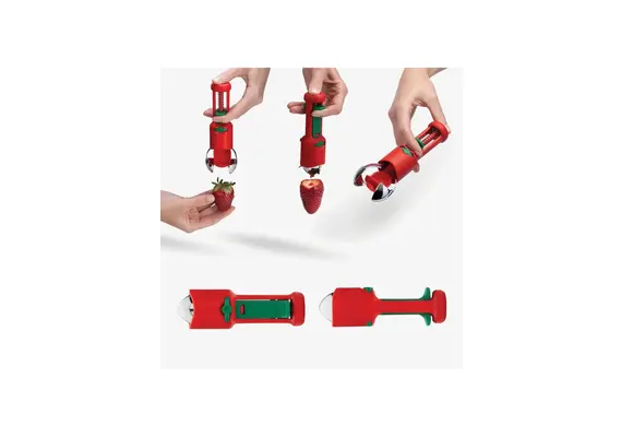 Hullapit - Cherry Pitter + Strawberry Huller
