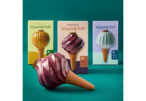 Terracotta Watering Bulb - Plum