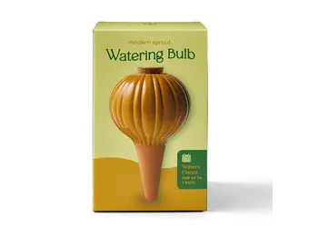 Terracotta Watering Bulb - Mustard