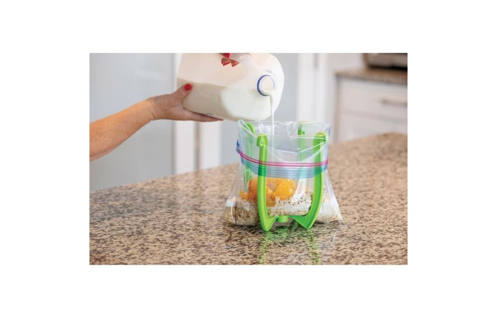 Bag Well Sealable Bag Holder Gallon