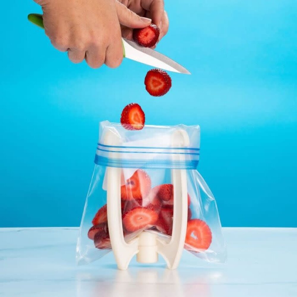 Baggie Helper Bag Well Sealable Bag Holder Quart - Cottonwood Kitchen ...