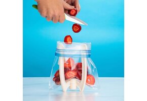 Bag Well Sealable Bag Holder Quart