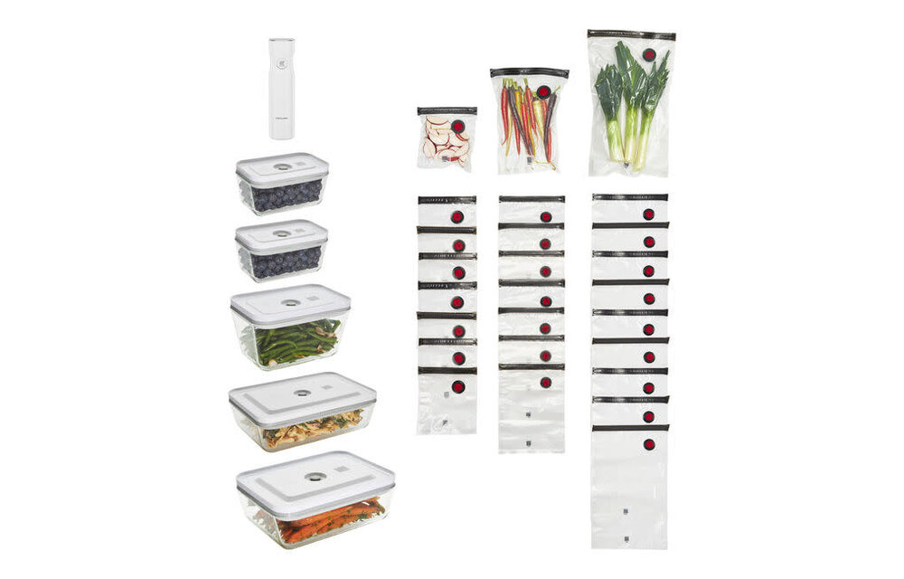 ZWILLING Fresh & Save glass Vacuum Starter Set, 32-pc