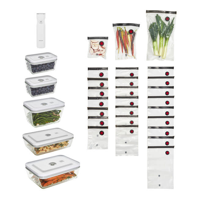 ZWILLING Fresh & Save glass Vacuum Starter Set, 32-pc