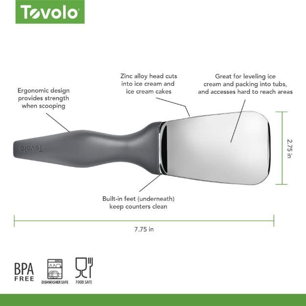 Tilt Up Ice Cream Spade - Charcoal