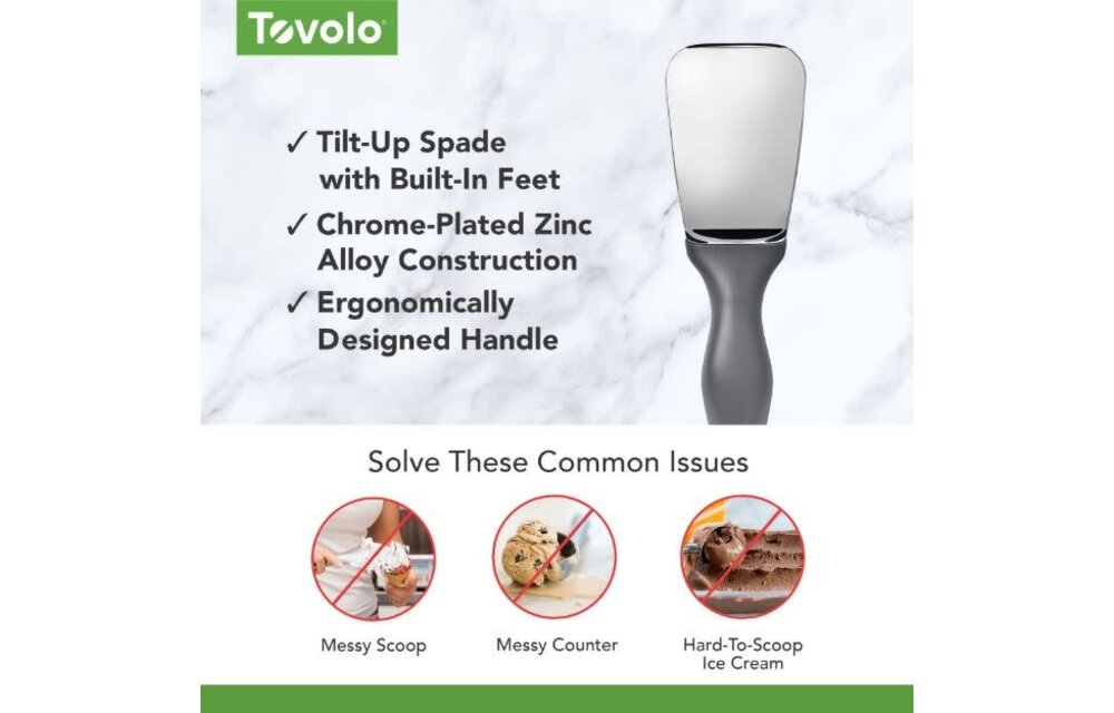 Tilt Up Ice Cream Spade - Charcoal