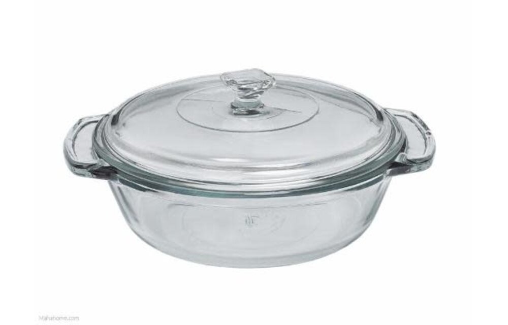 Casserole 2QT Rectangular Glass Fire King