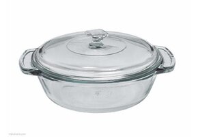 Casserole 2QT Rectangular Glass Fire King