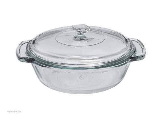 Casserole 2QT Rectangular Glass Fire King