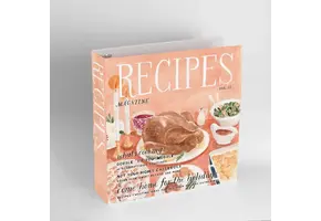 Holiday Magazine 3-Ring Recipe Binder