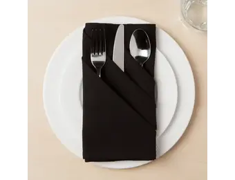 Napkin S/4 Spectrum Black
