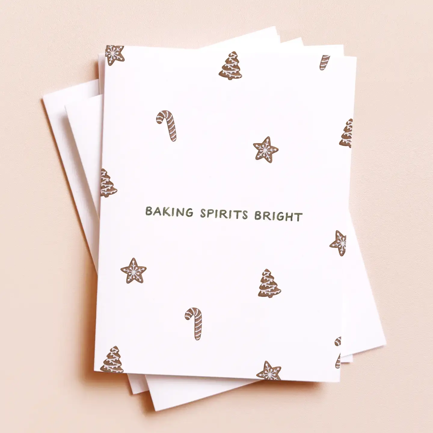 Baking Spirits Bright Christmas Card