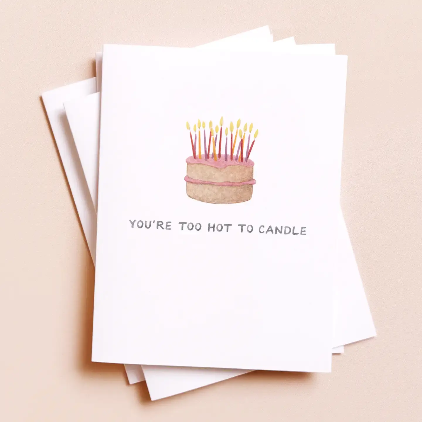 Too Hot to Candle Birthday Card