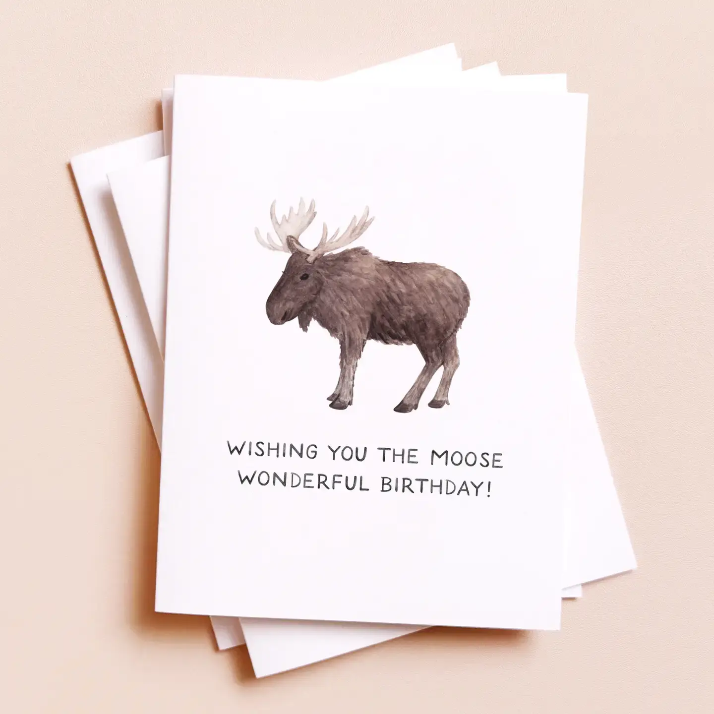 Moose Wonderful Birthday Card