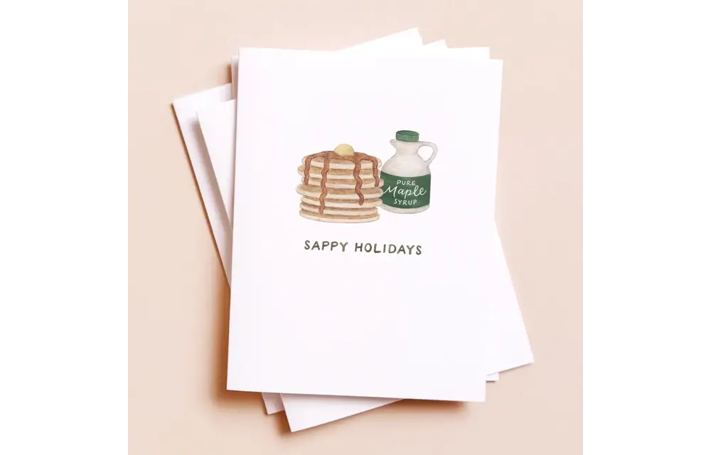 Maple Syrup Christmas Card