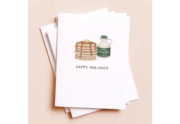 Maple Syrup Christmas Card