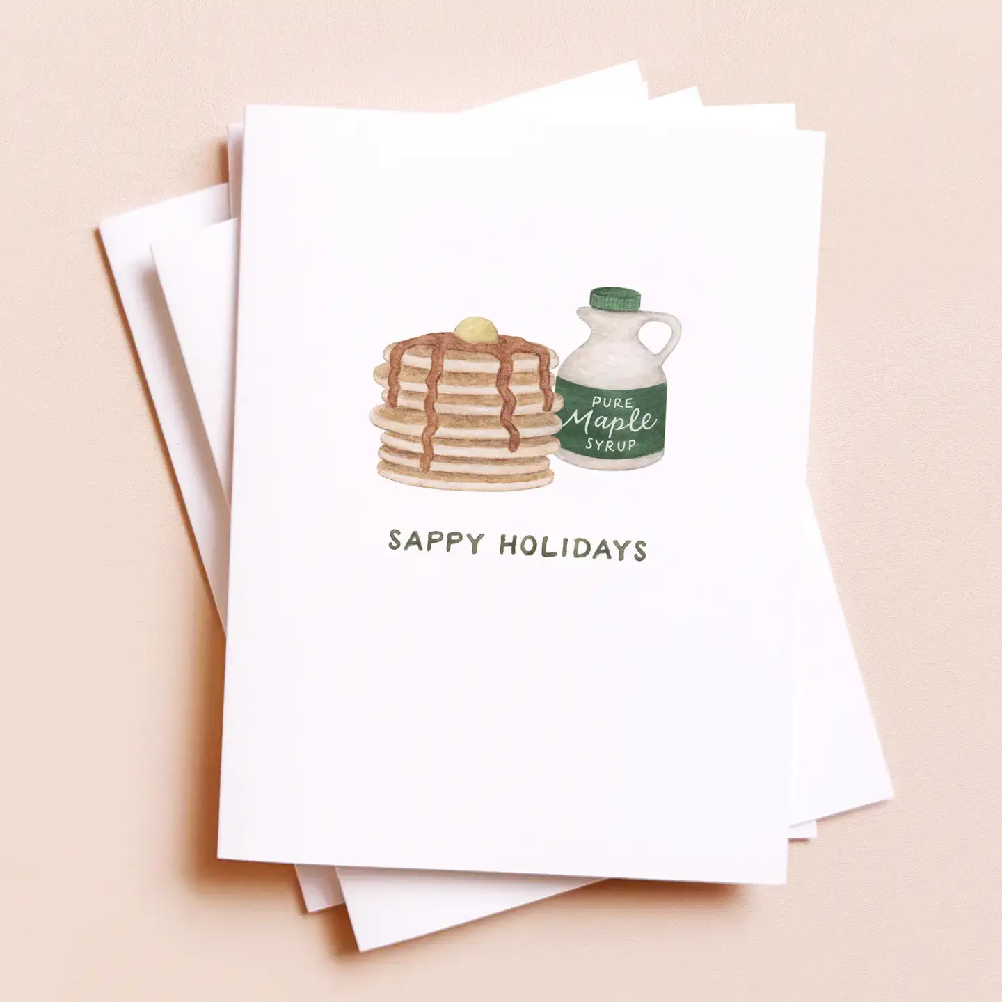 Maple Syrup Christmas Card
