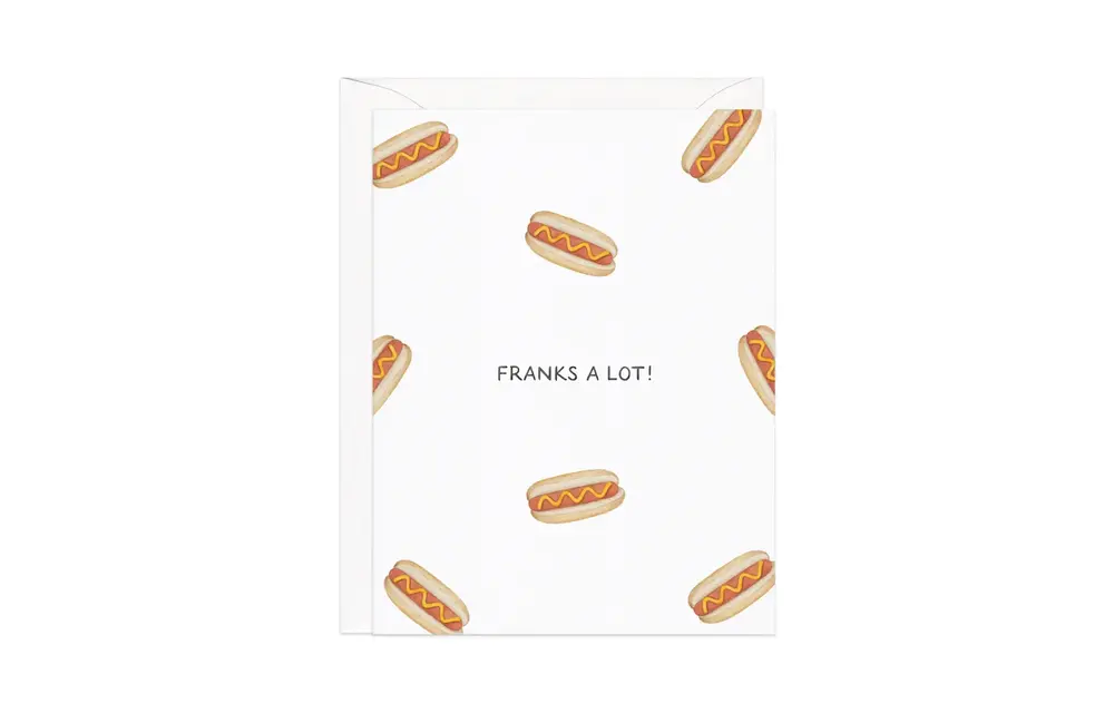 Franks A Lot Thank You Card