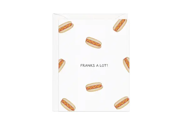 Franks A Lot Thank You Card