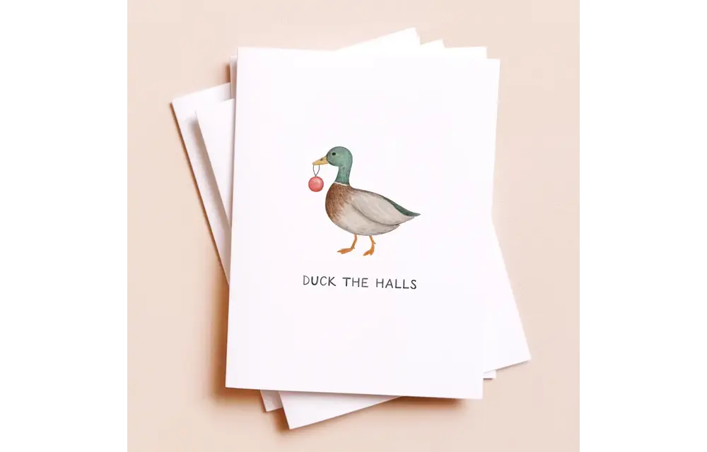 Duck the Halls Christmas Card