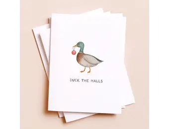 Duck the Halls Christmas Card