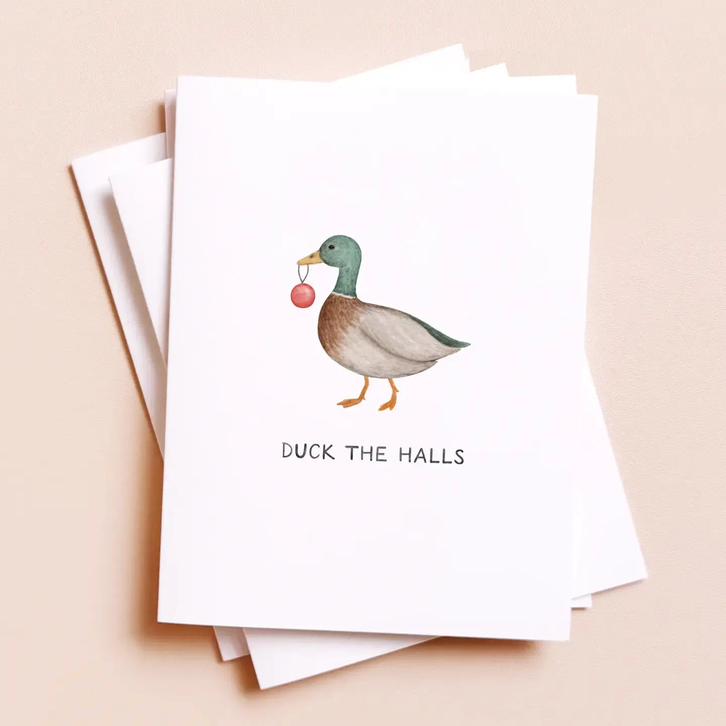 Duck the Halls Christmas Card