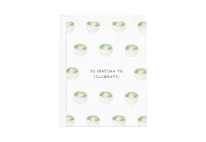 Matcha Tea Celebration Card