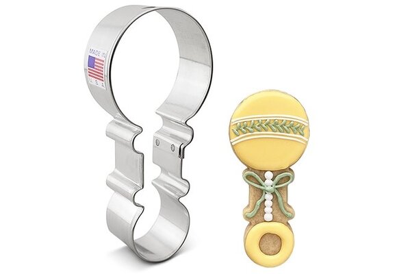 Cookie Cutter Baby Rattle