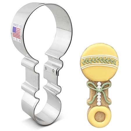 Cookie Cutter Baby Rattle