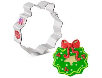 Cookie Cutter Christmas Wreath