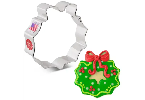 Cookie Cutter Christmas Wreath