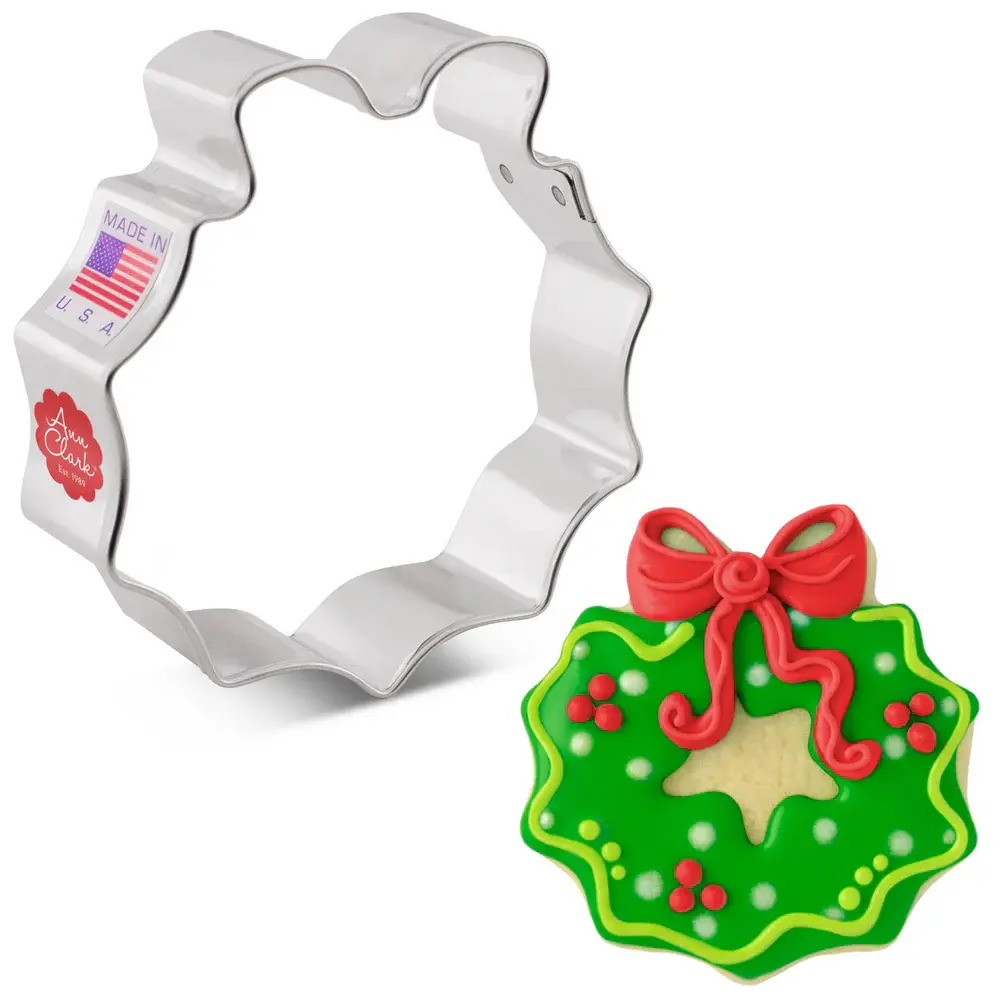 Cookie Cutter Christmas Wreath