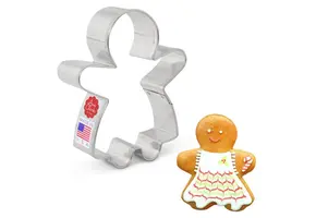 Cookie Cutter Gingerbread Girl, 3 3/4"
