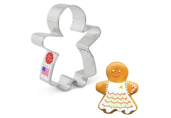 Cookie Cutter Gingerbread Girl, 3 3/4"