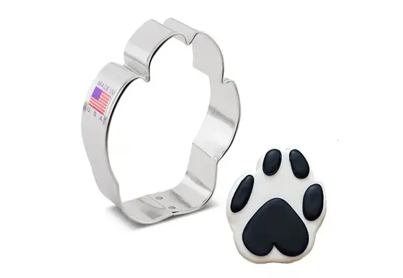 Cookie Cutter Dog Paw