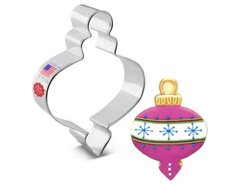 Cookie Cutter Christmas Finial Ornament