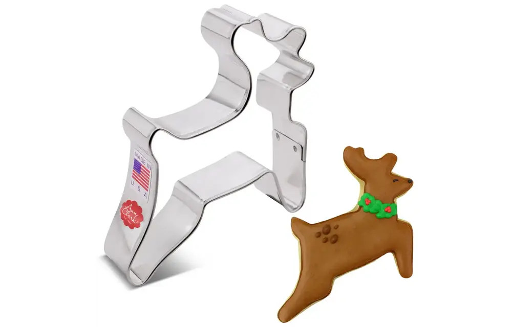Cookie Cutter Leaping Reindeer