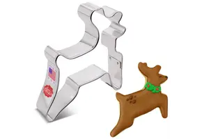 Cookie Cutter Leaping Reindeer