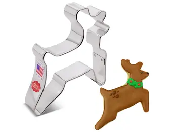 Cookie Cutter Leaping Reindeer