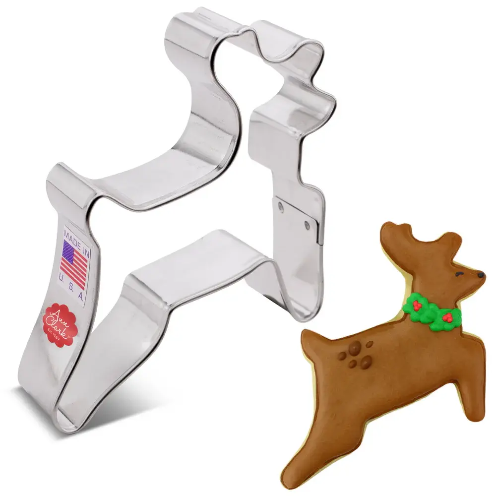 Cookie Cutter Leaping Reindeer