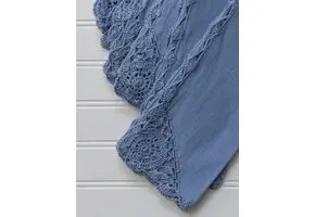 Napkin Crochet Periwinkle