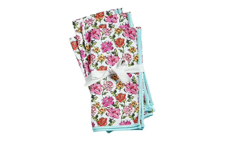 In Bloom Floral Napkin S/4