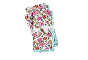 In Bloom Floral Napkin S/4